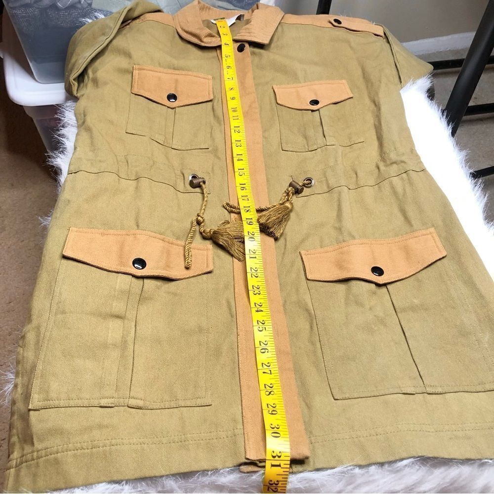 Anthropologie Cleobella Organic Cotton Honey Peyton Utility Jacket Size XS - Picture 10 of 13